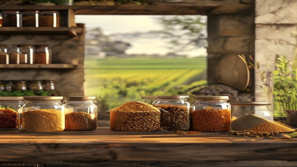 Organic food styled in warm natural light — Unmasking Your Pantry: The Real Difference of NityaTattva's Honest Ingredients